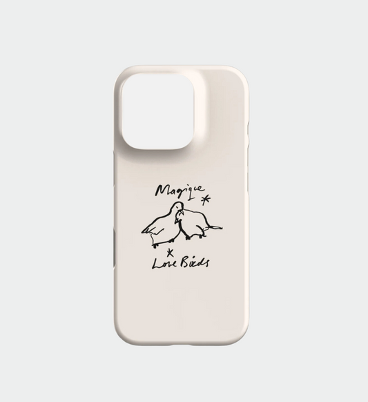 Dove Line Art iPhone Case