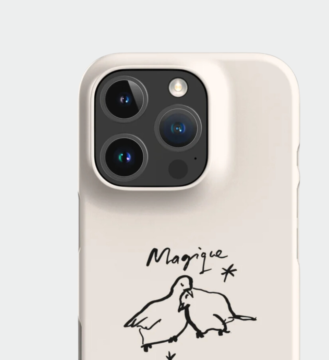 Dove Line Art iPhone Case