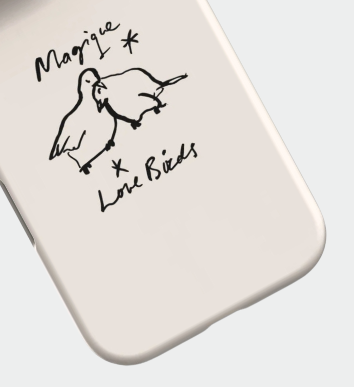 Dove Line Art iPhone Case