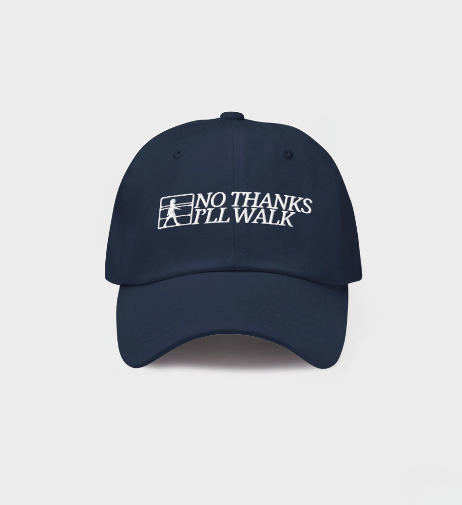 I'll Walk Hat Navy/White