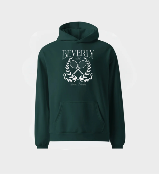 Beverly Hills Club hoodie White/Green