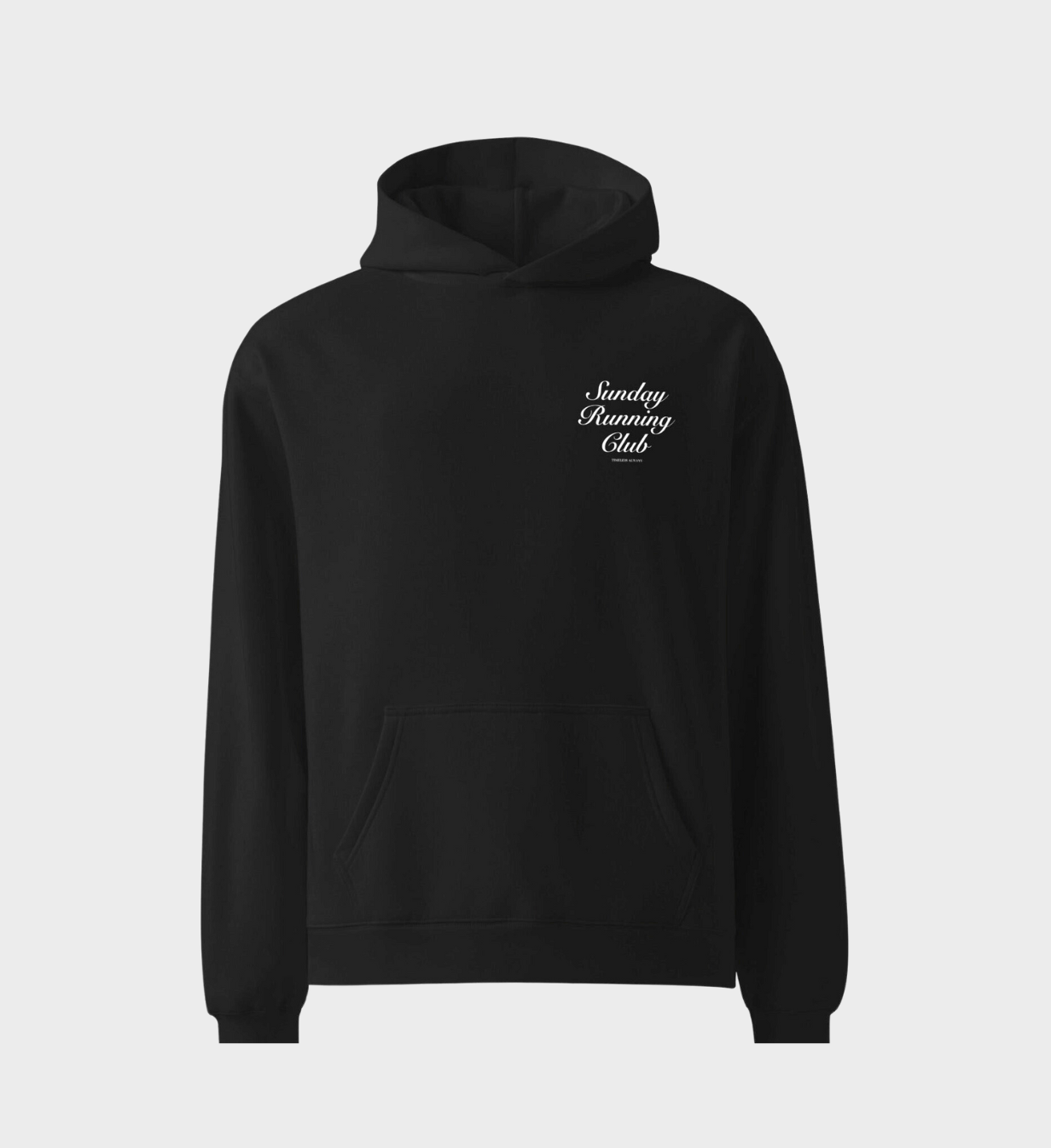 Sunday Running Club Heavy Hoodie Black/White