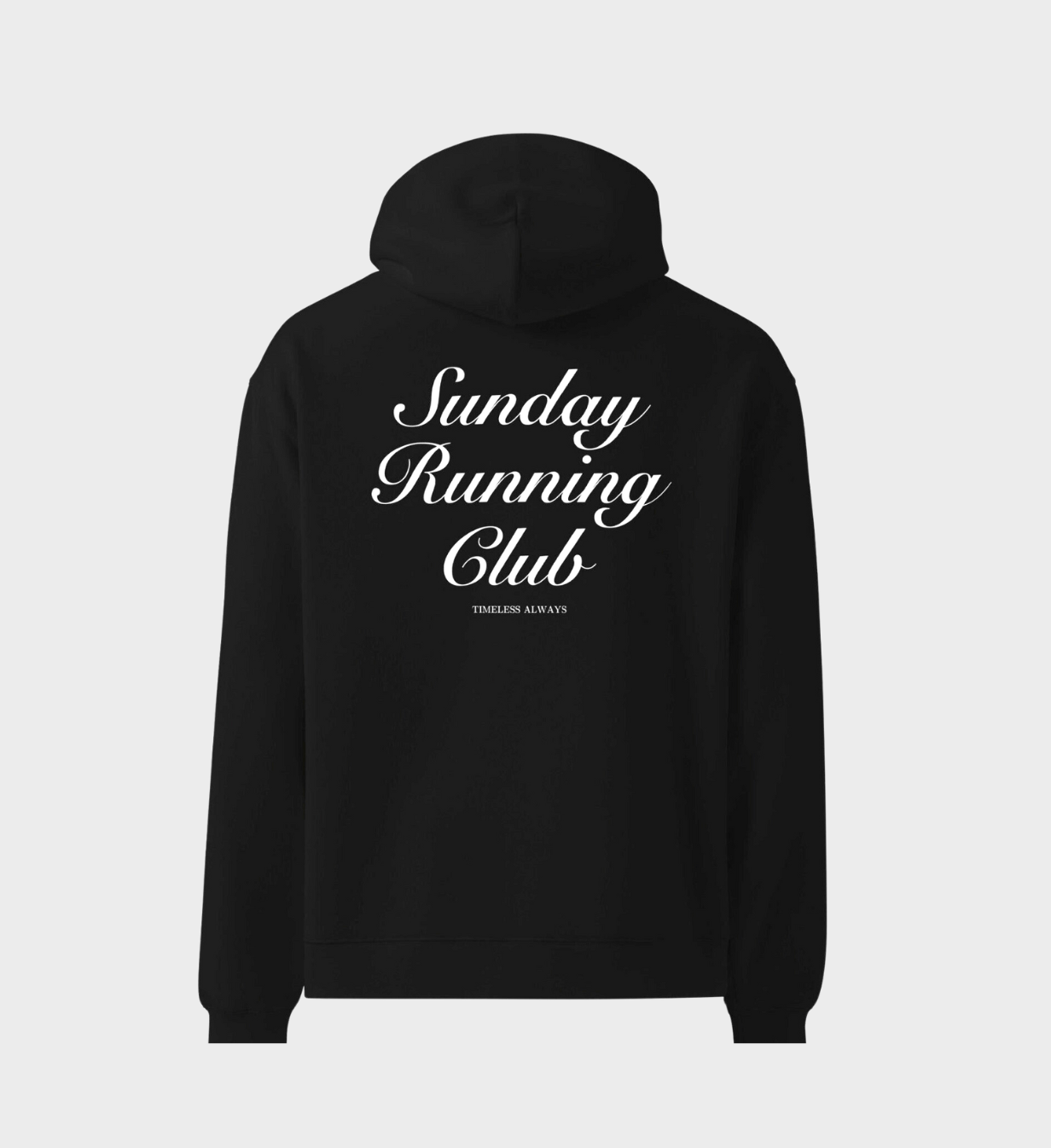 Sunday Running Club Heavy Hoodie Black/White