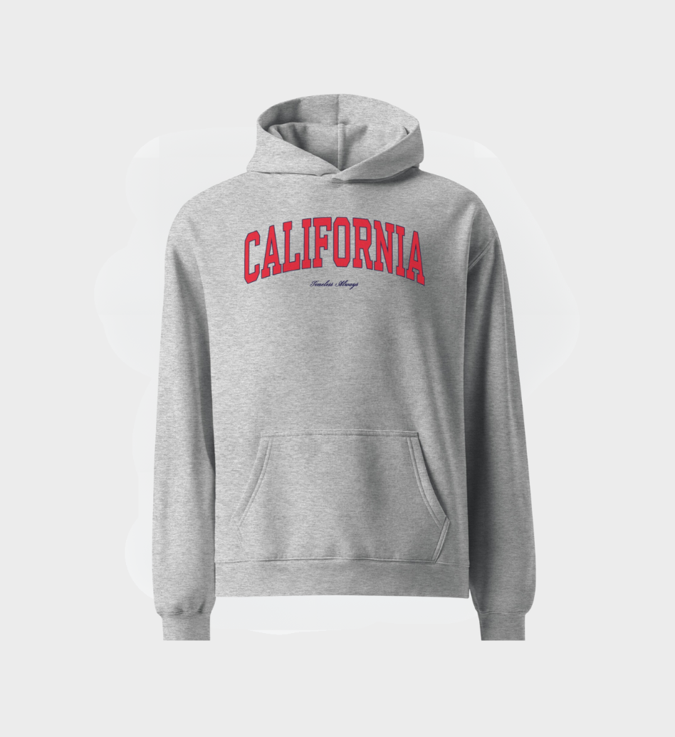 California oversized hoodie