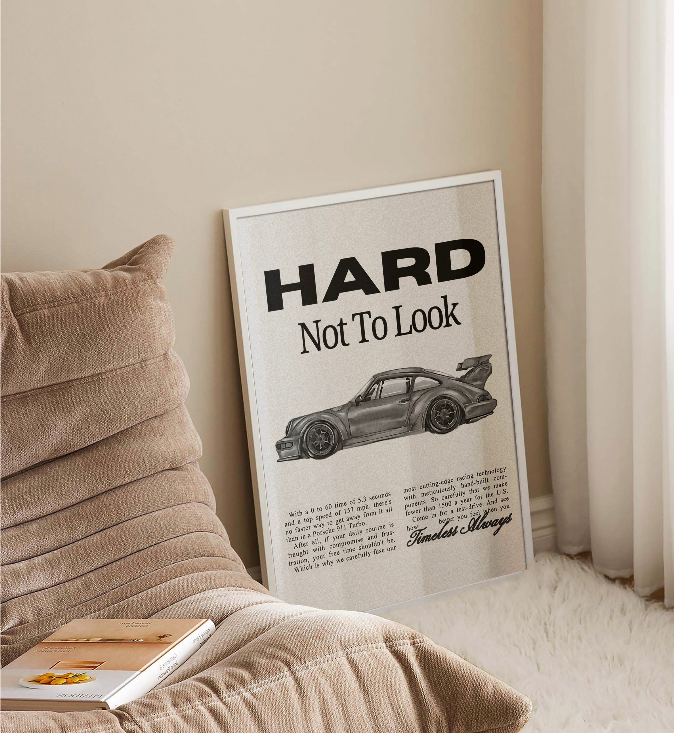 Hard Not To Look Poster