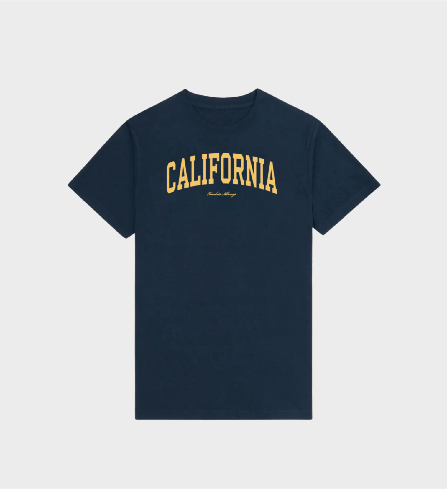 California T-Shirt - Navy/Gold