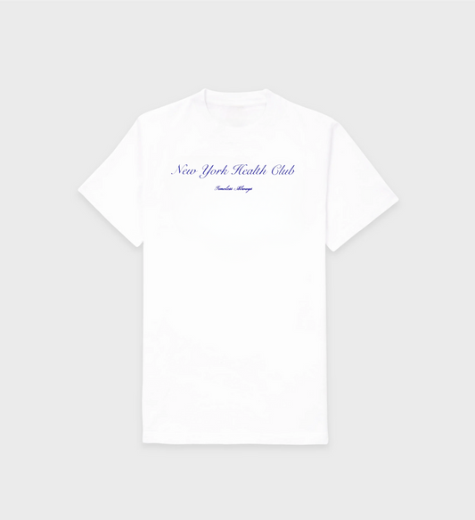 Health Club T-Shirt - White/Navy