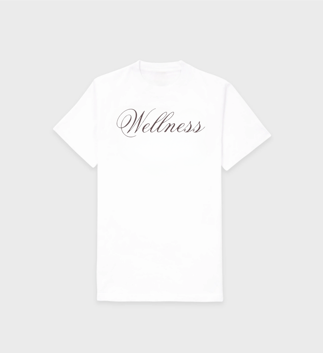 Wellness T-Shirt - White/Chocolate