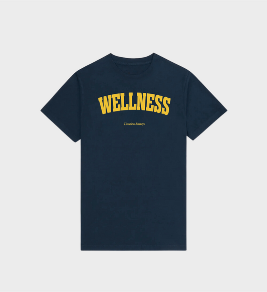 Wellness Classic T-Shirt - Navy/Gold