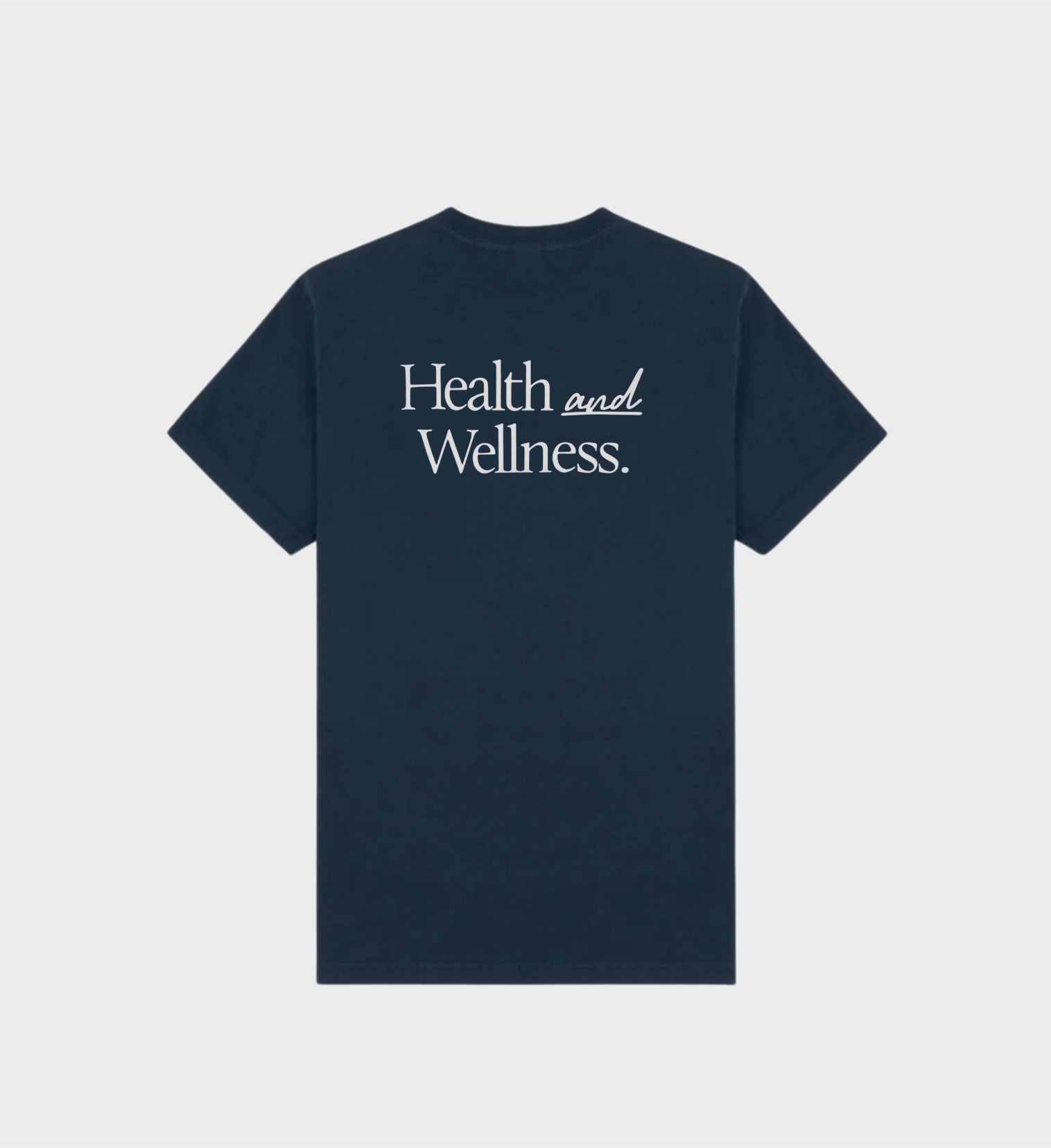 Health & Wellness T-Shirt - Navy/White