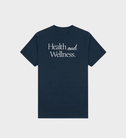 Health & Wellness T-Shirt - Navy/White