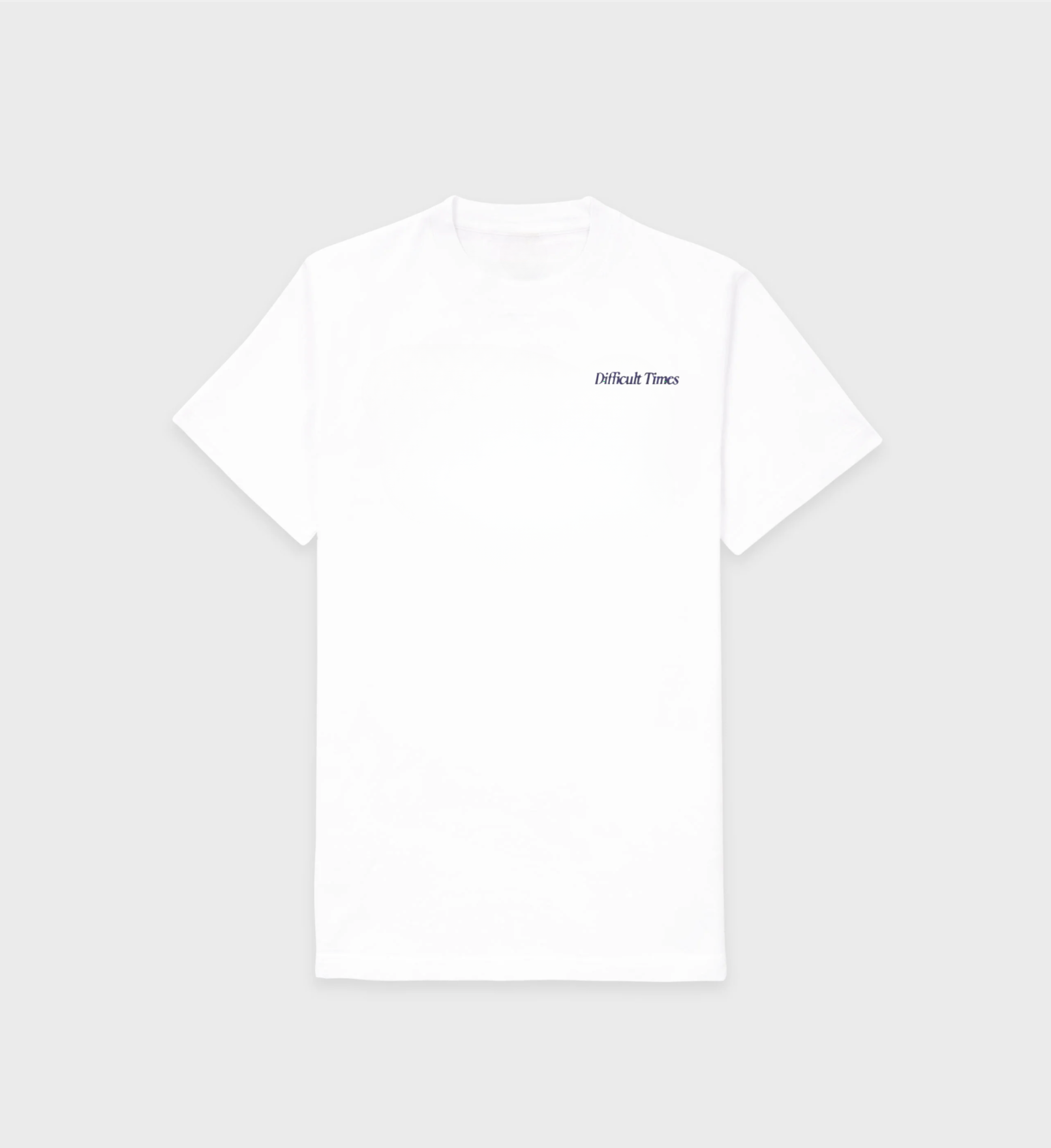 Difficult Times T-Shirt White/Navy