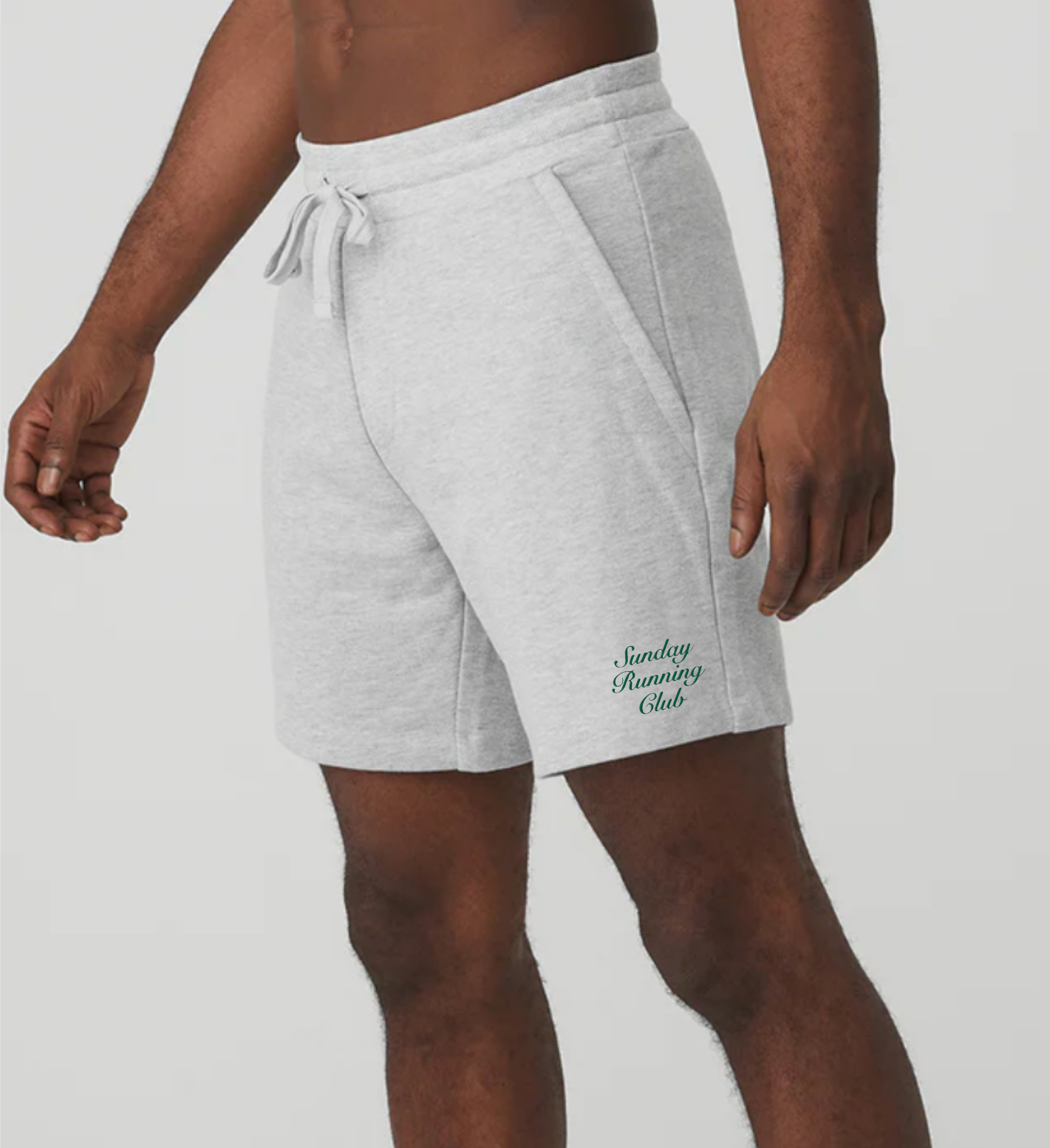 Sunday Running Club Men Short Gray/Green