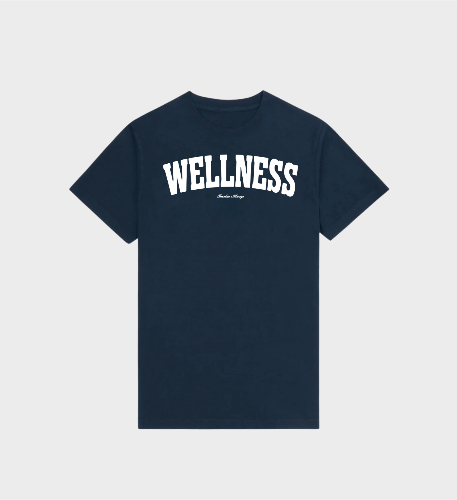 Wellness T-Shirt - White/Navy