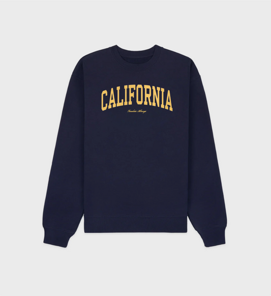 California Sweatshirt Navy/Gold