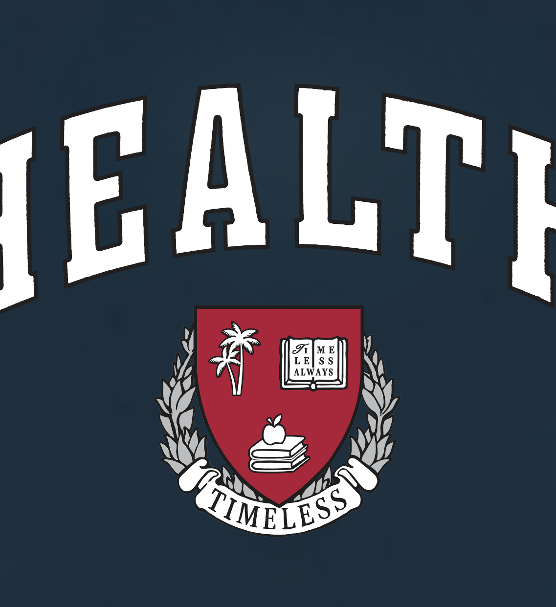 Health University Navy T-Shirt