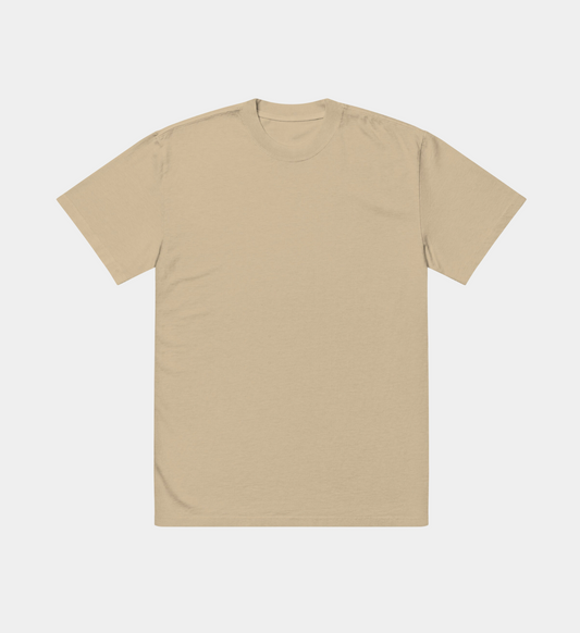 Minimalist Oversized Khaki T-Shirt