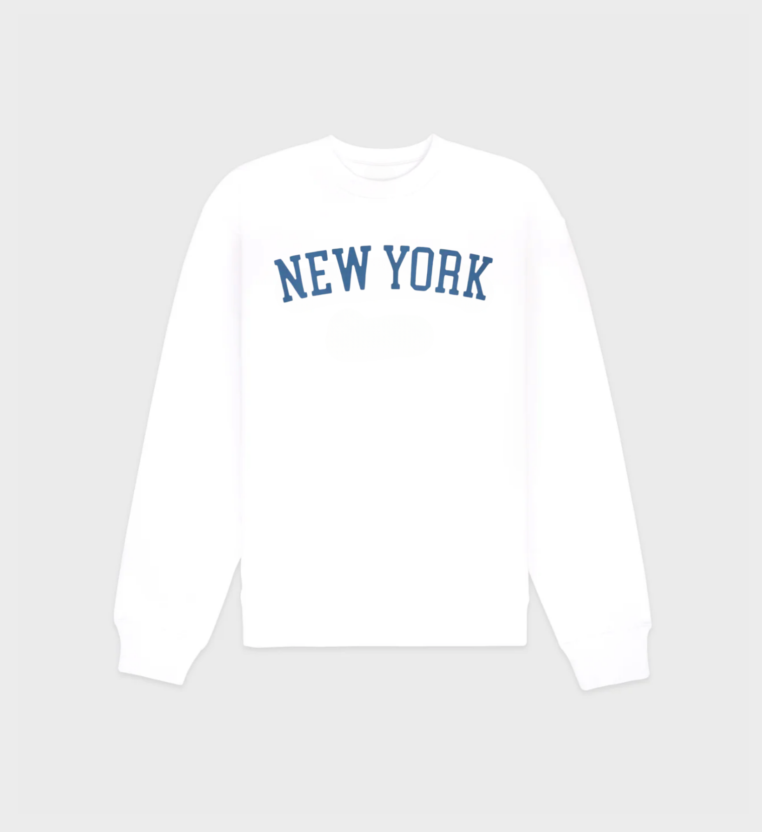 New York Sweatshirt White/Blue