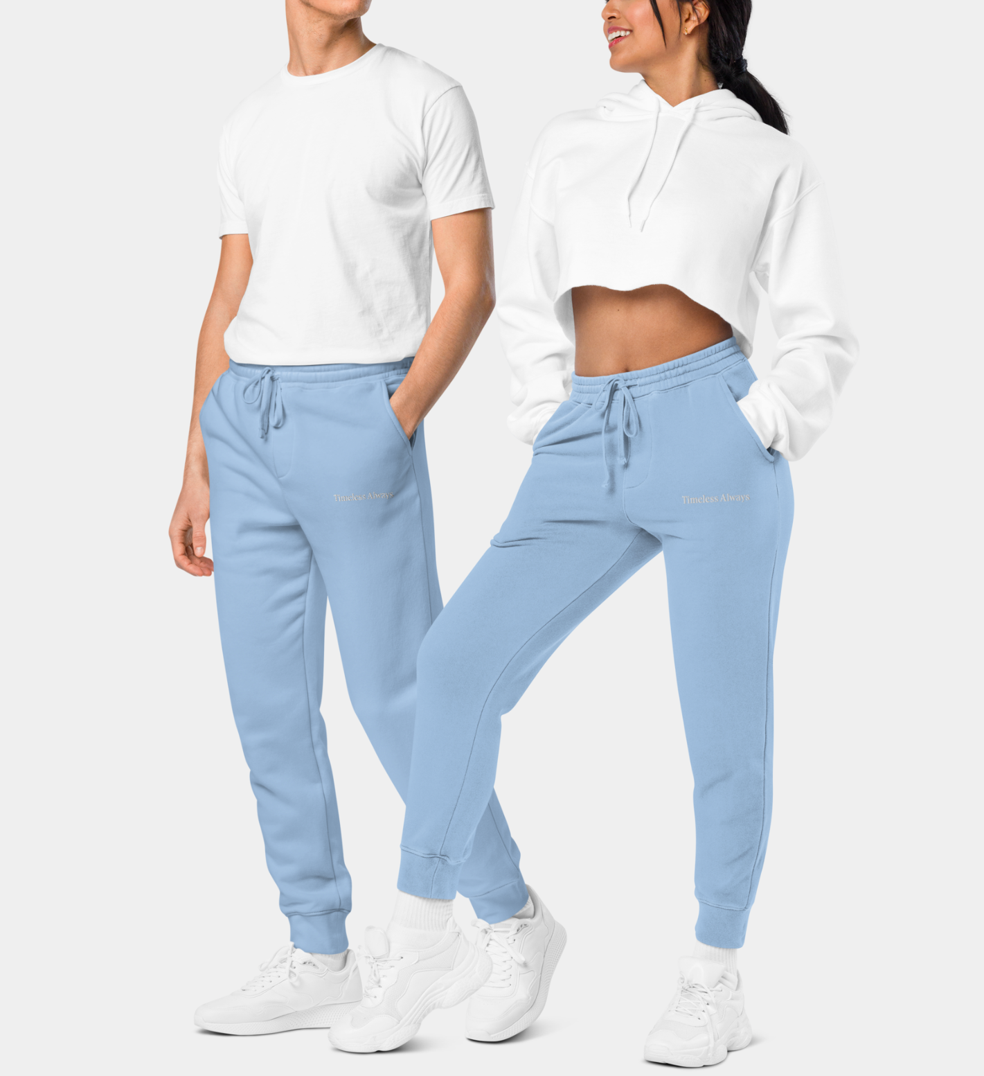 Timeless Always Sweatpants Sky Blue/White