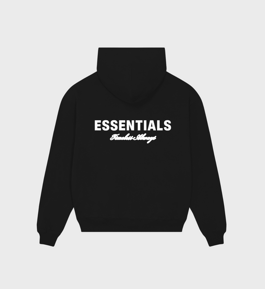 Timeless Essentials Hoodie - Black
