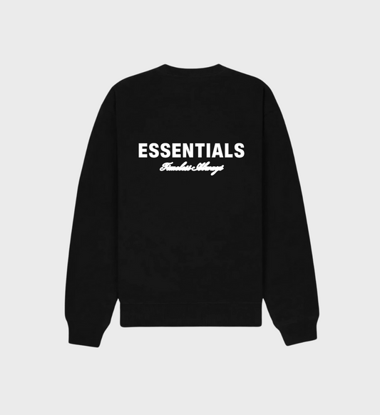 Timeless Essentials Sweatshirt - Black