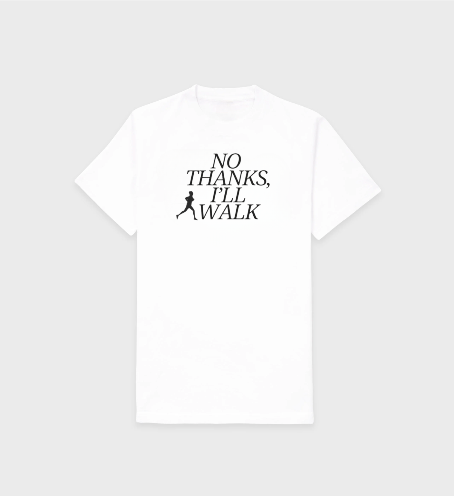 I'll Walk T-Shirt White/Black