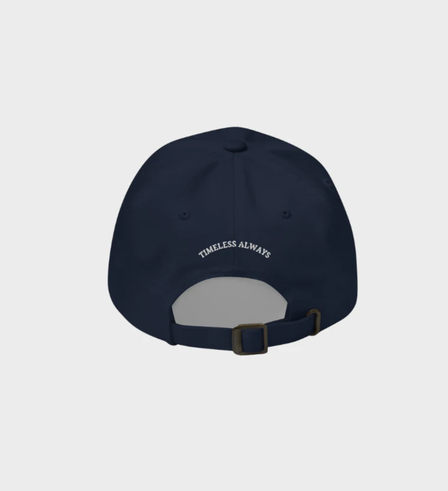 Classic dad hat in Navy with White tennis racket embroidery