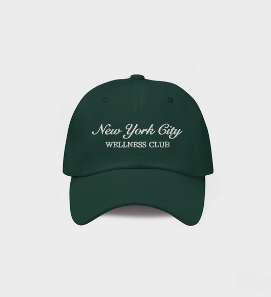 New York City Wellness Club Hat in Green By Timeless Always 