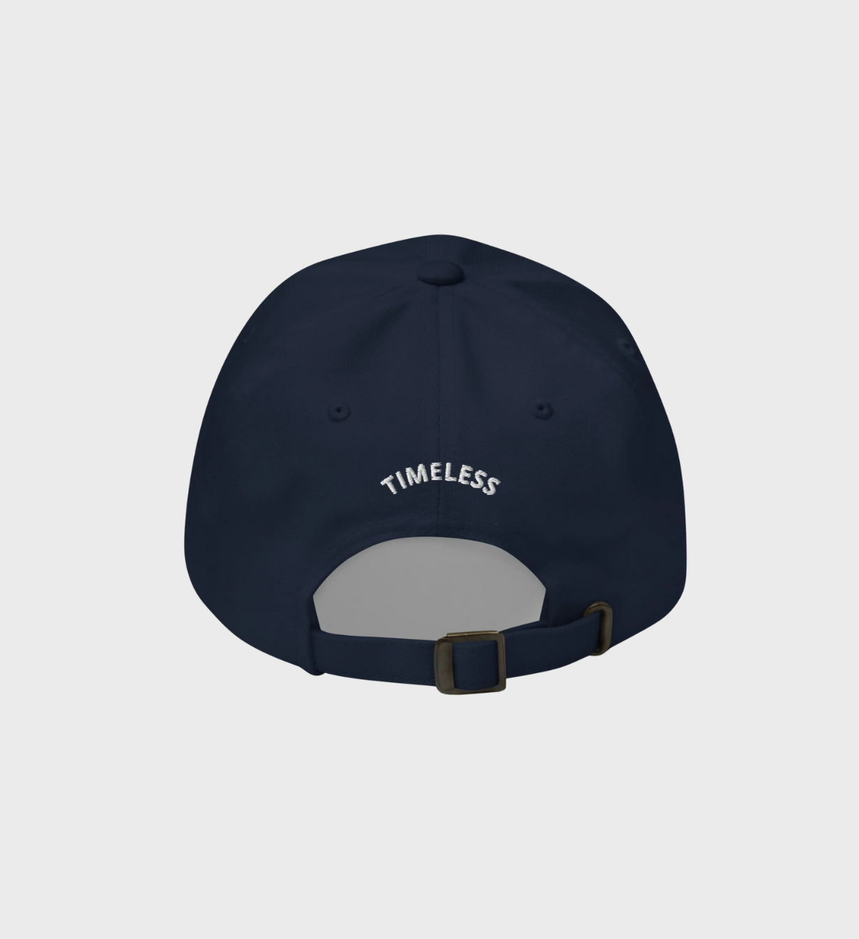 Positano Hat in navy with white embroidery. Perfect for casual elegance.