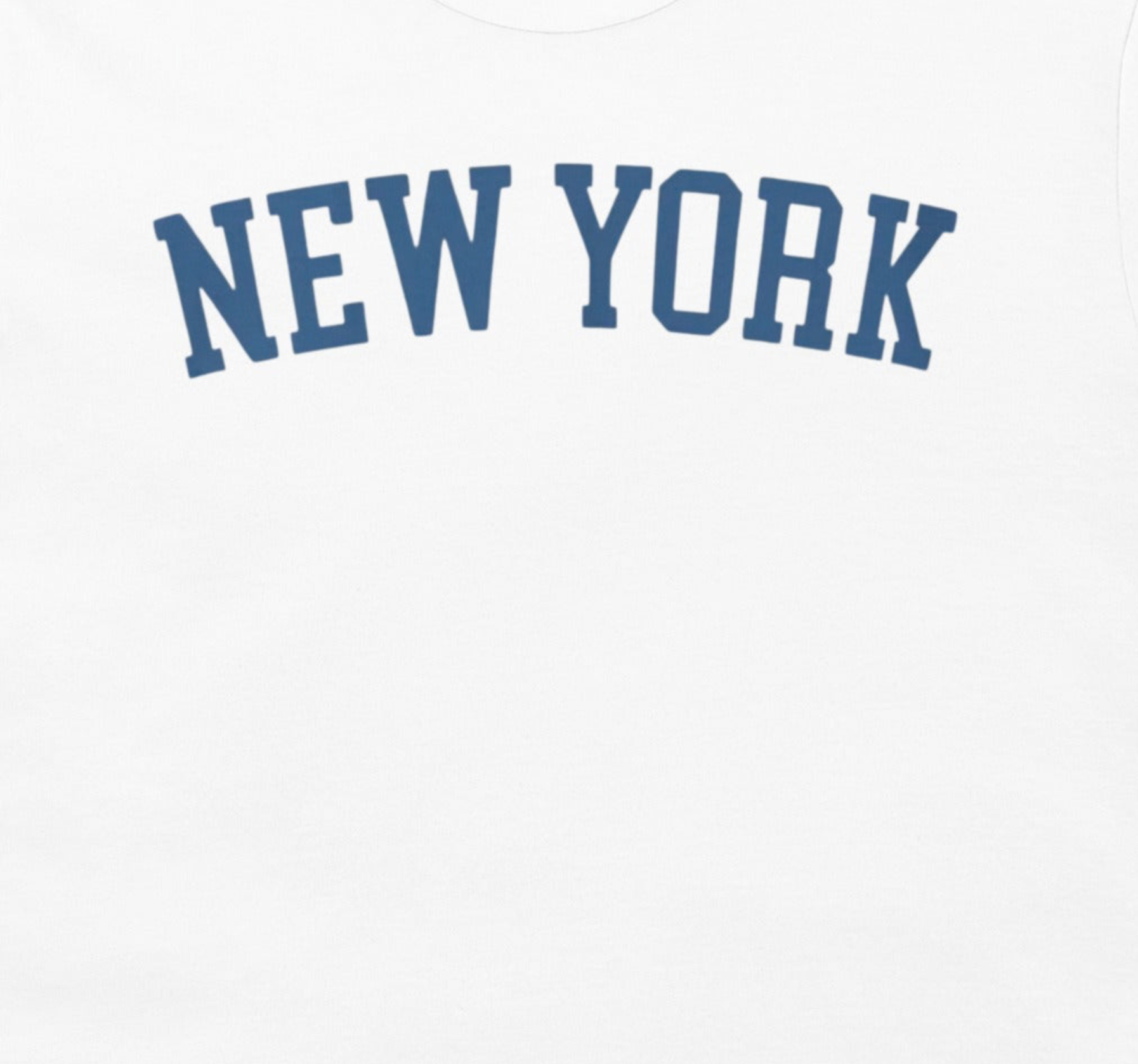 New York Classic T-Shirt White/Blue