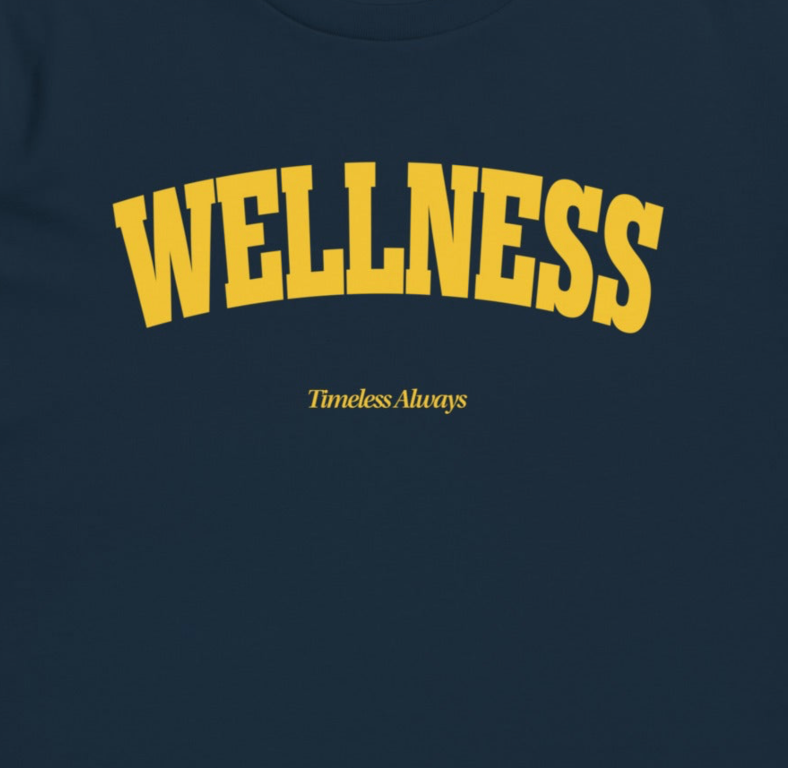 Wellness Classic T-Shirt - Navy/Gold