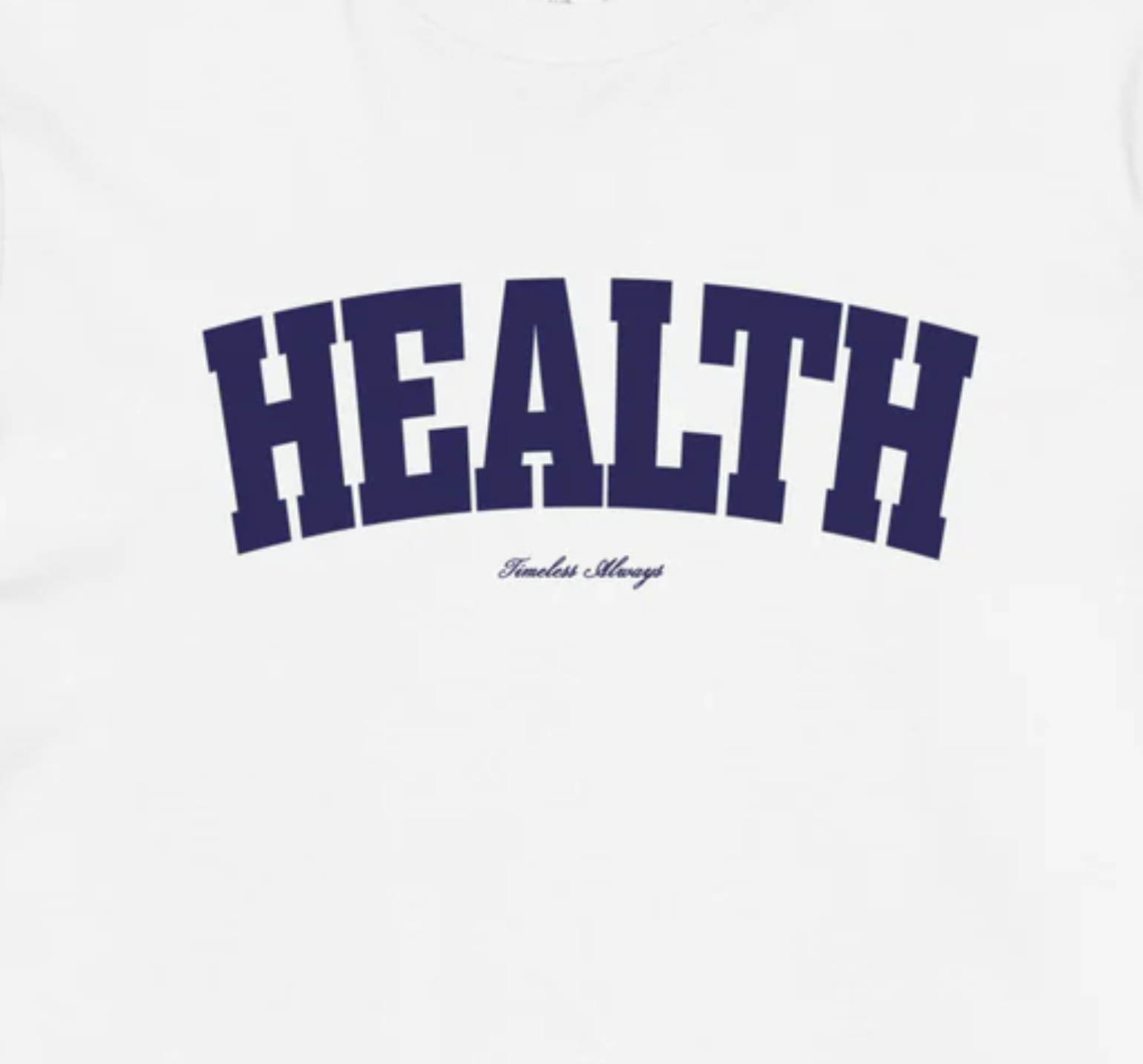 Health Athletic Shorts White/Navy