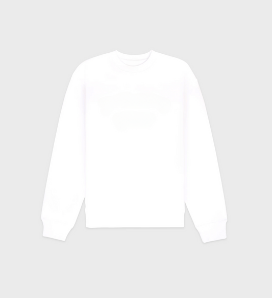 White Classic Sweatshirt