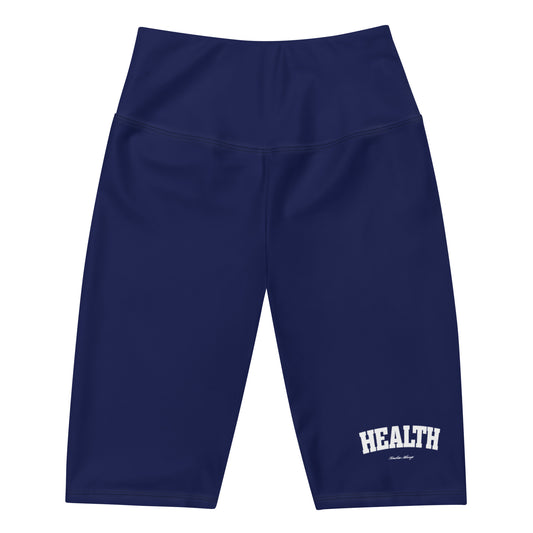 Health Biker Shorts Navy/White