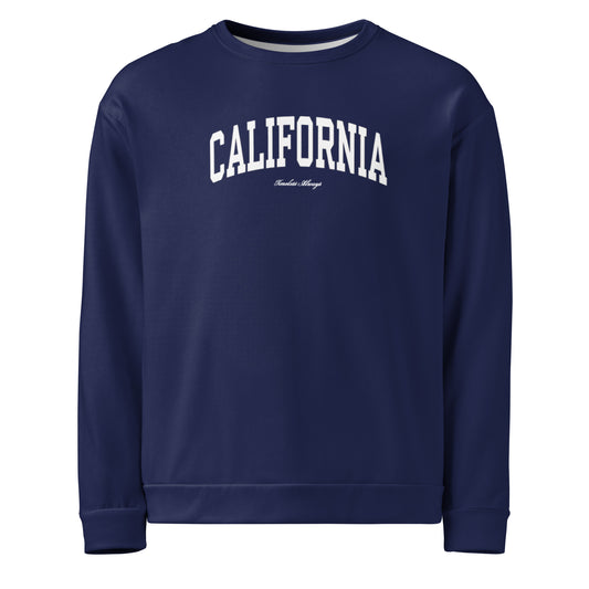 California Sweatshirt Navy/White