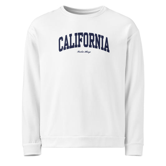 California Sweatshirt White/Navy
