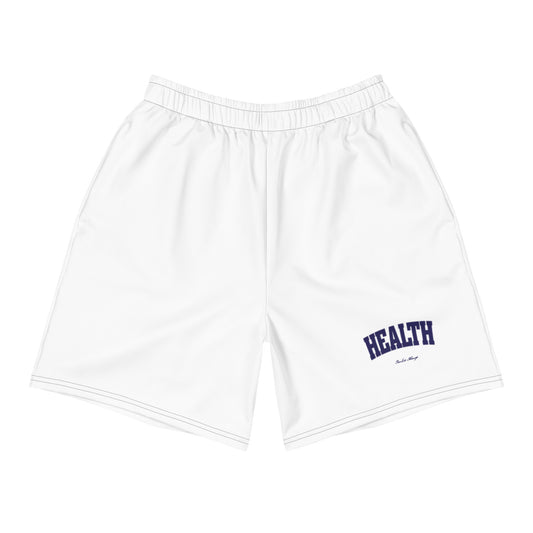 Health Athletic Long Shorts White/Navy