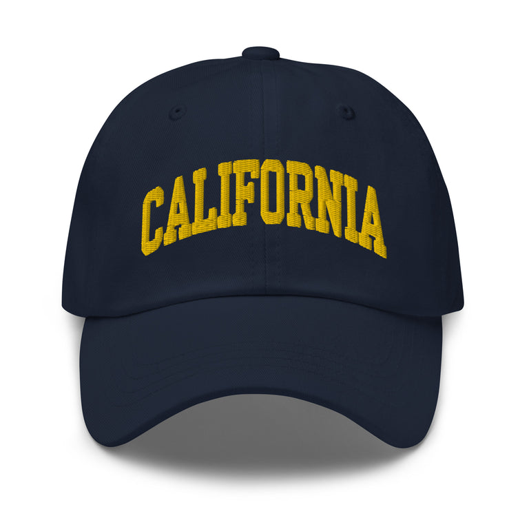 California Hat Navy/Gold