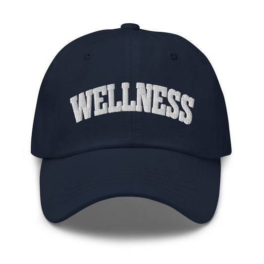 Wellness Hat, Navy/White