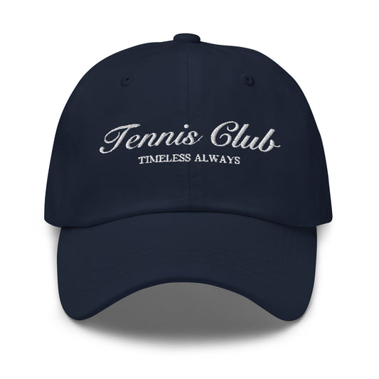 Tennis Club Hat Navy/White