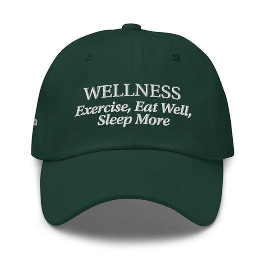 Dark Green Wellness Hat