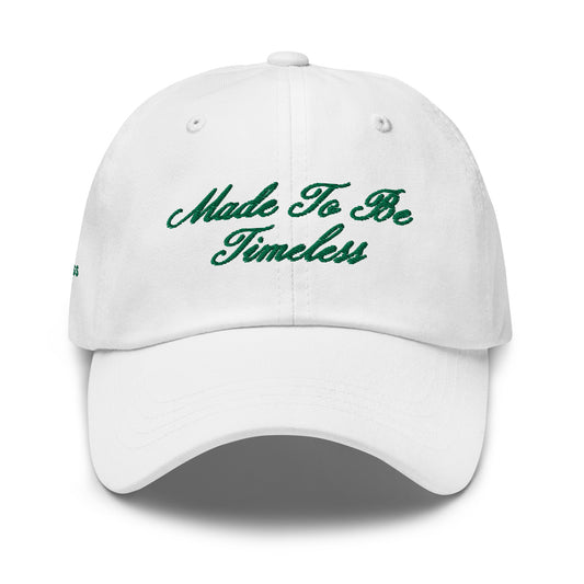 Made To Be Timeless Hat White/Green