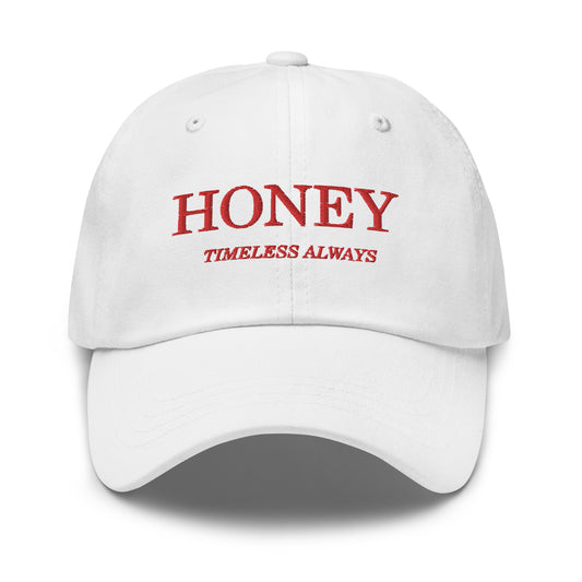 Honey Hat Red/White