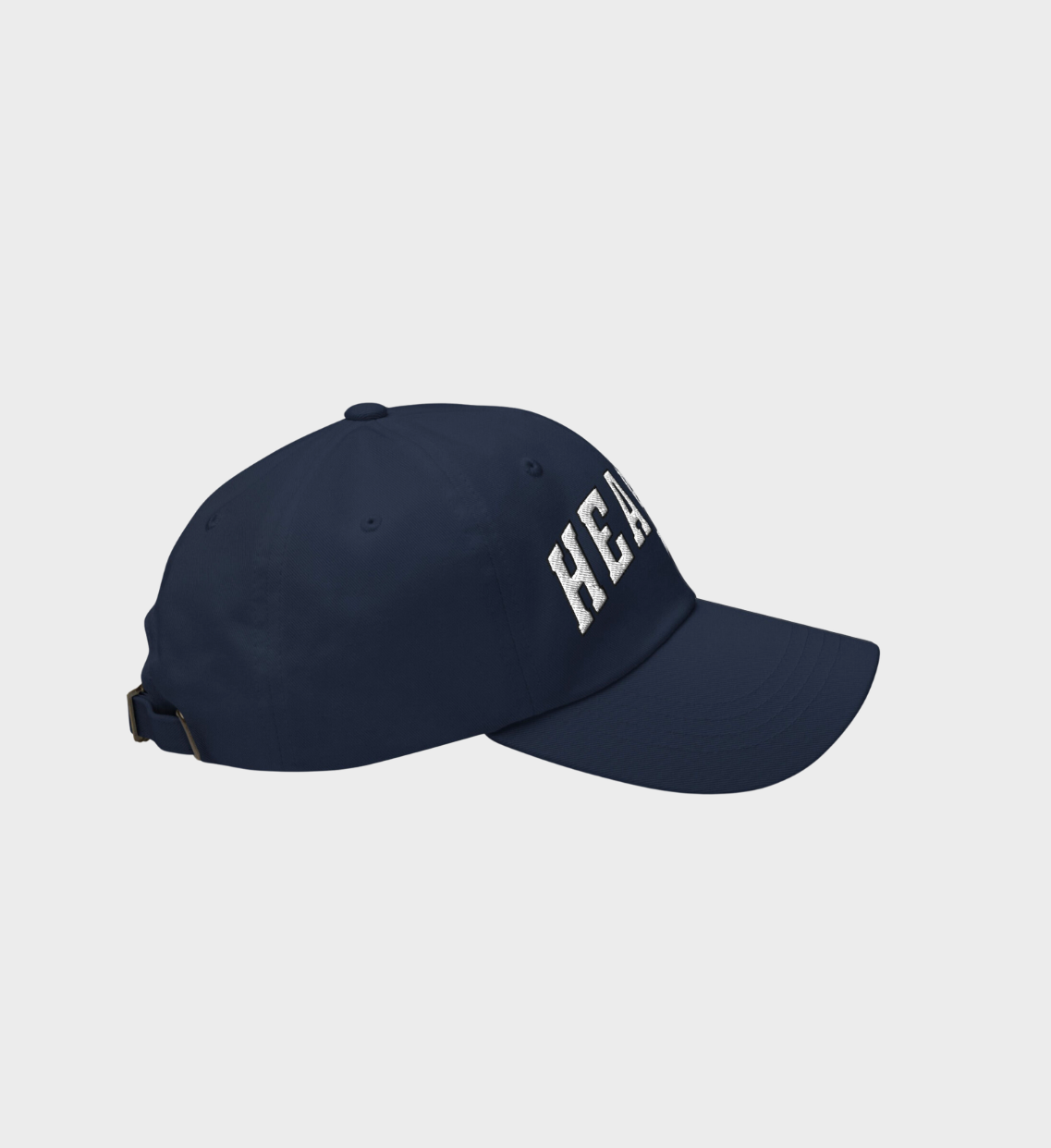 Unisex Health Hat, navy cap with white embroidered font for daily wear