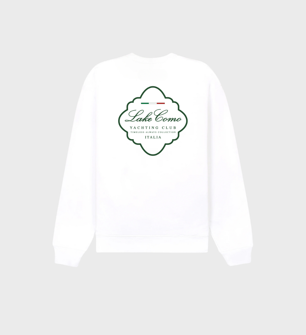 Lake Como sweatshirt inspired by Italian sophistication and serene beauty