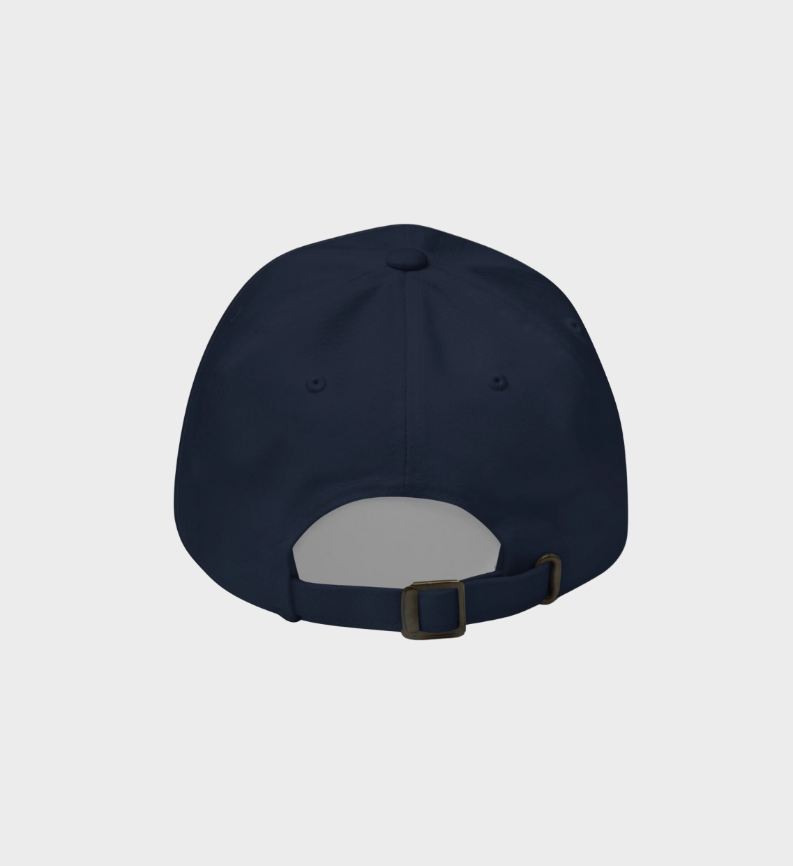 Timeless Health Hat in navy with white embroidery, classic dad hat style