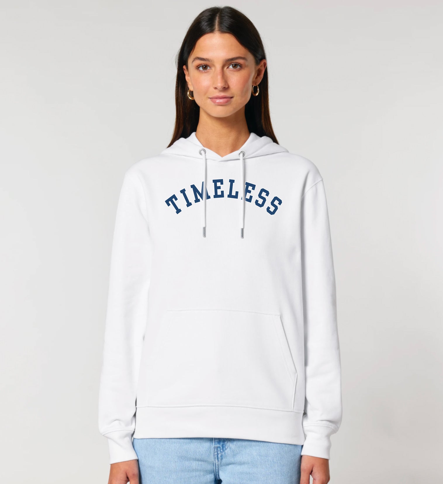 Timeless College Hoodie White