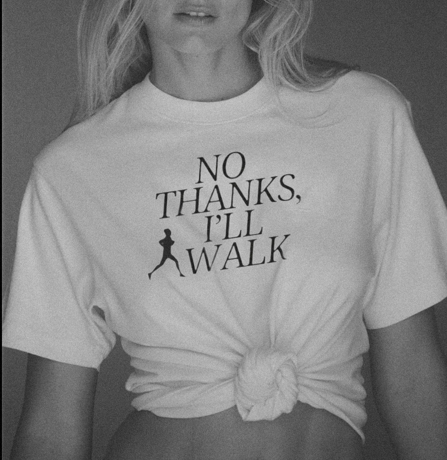 I'll Walk T-Shirt White/Black