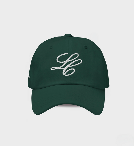 Timeless Always Lake Como Hat in green with white embroidery, inspired by Italian elegance