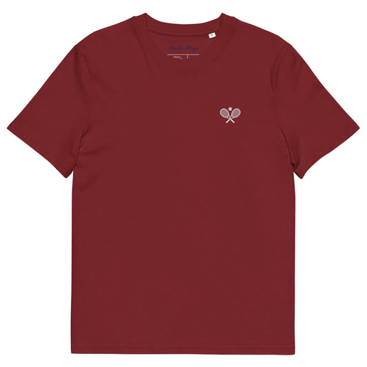Tennis Club T-Shirt Burgundy